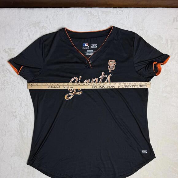 San Francisco Giants Women's 2XL Jersey TX3 Cool Activewear Top SF Logo - Picture 4 of 6